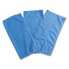 Universal Microfiber Cleaning Cloth, 12 x 12, Blue, PK3 UNV43664